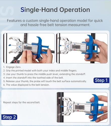 BIQU Belter, Belt Tension Gauge Belt Tension Tool Designed for 3D Printers
