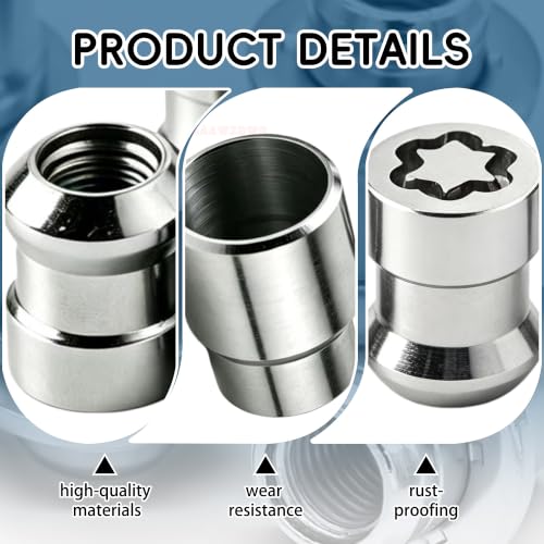 AAAWZDWD wheel lock lug nuts for Honda Accord, Civic, Clarity, CR-V, and HR-V #08W42-SCV-102