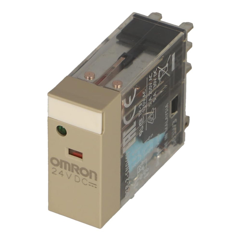 [Australia - AusPower] - G2R-2-SND 24DC (S) | G2R-2-SND 24DC(S) | 105724 | OMRON Relay, Plug-in, 24VDC, 5A, 8 PIN, DPDT, MECH & LED Indicators, Coil Suppressor, Label Facility 
