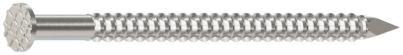 Simpson Strong-Tie S4SND1 Ring-Shank Wood Siding Nail, 1-1/2 Inch x 0.083 Inch, 14 Gauge, Full Round Head, Diamond Point, Type 304 Stainless Steel (Pack of 120)