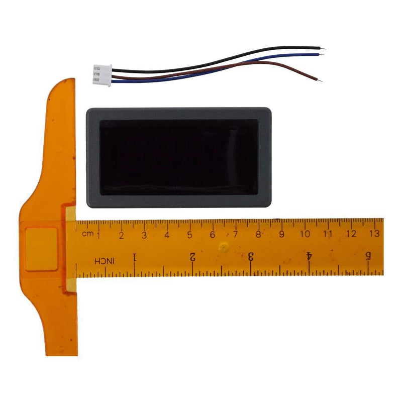 [Australia - AusPower] - Digital LED Tachometer,Red Mini 4 Digit NPN Hall Proximity Switch Sensor Durable AC 110V-230V RPM Speed Measure Meter Lathes, Conveyor Belts 