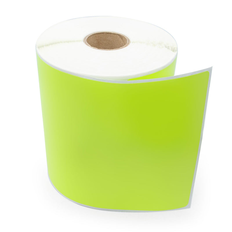 LabelValue LV-1744907G 4 x 6 Green Shipping Labels Compatible with Dymo LabelWriter 4XL - Direct Thermal, 220 Labels per Roll, Permanent Adhesive, Made in USA
