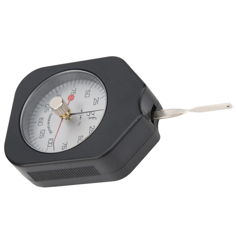 [Australia - AusPower] - Mxzzand Gram Tension Meter Dial Tensionmeter Pressure Pull Tester Gage Double Needle Switch Force Gauge 150g for Measuring Force 