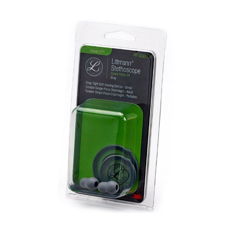 [Australia - AusPower] - 3M™ Littmann® Stethoscope Spare Parts Kit Classic III™, Cardiology IV™ and CORE, 40016, Black 