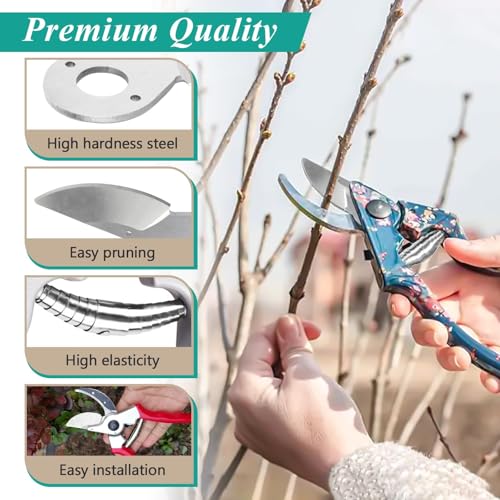 Gfdoso hand pruner replacement kit, 2-piece scissors compatible with Felco pruners, two packs shown