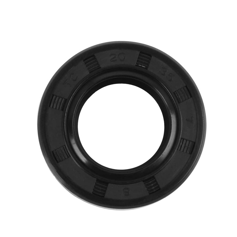 [Australia - AusPower] - X AUTOHAUX 20mm X 35mm X 7mm Rubber Double Lip TC Oil Shaft Seal 20x35x7mm 