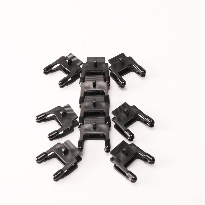[Australia - AusPower] - 2pcs Plastic Clip for Headlight Clip Mount Connect with Own Glasses Headlight Replaceable Accessories 