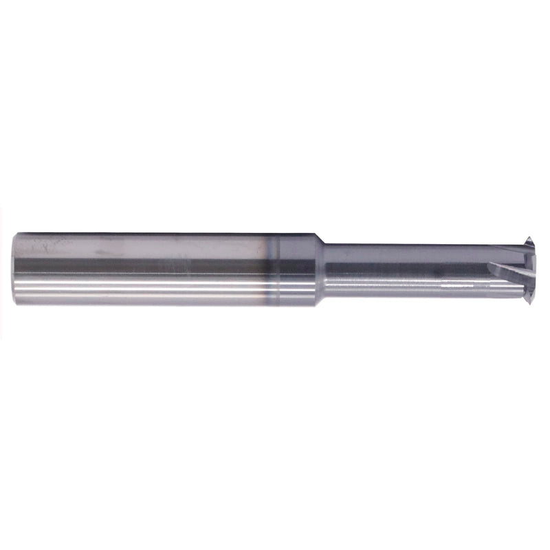 [Australia - AusPower] - 5/8" 11-32 TPI Single Pitch Solid Carbide Thread end Mill - AlTiN Coated, 5 Flute- .490" Cutting Diameter, Necked to Thread 1.375 Deep, 1/2" Shank Diameter, 3-1/2" Overall Length 