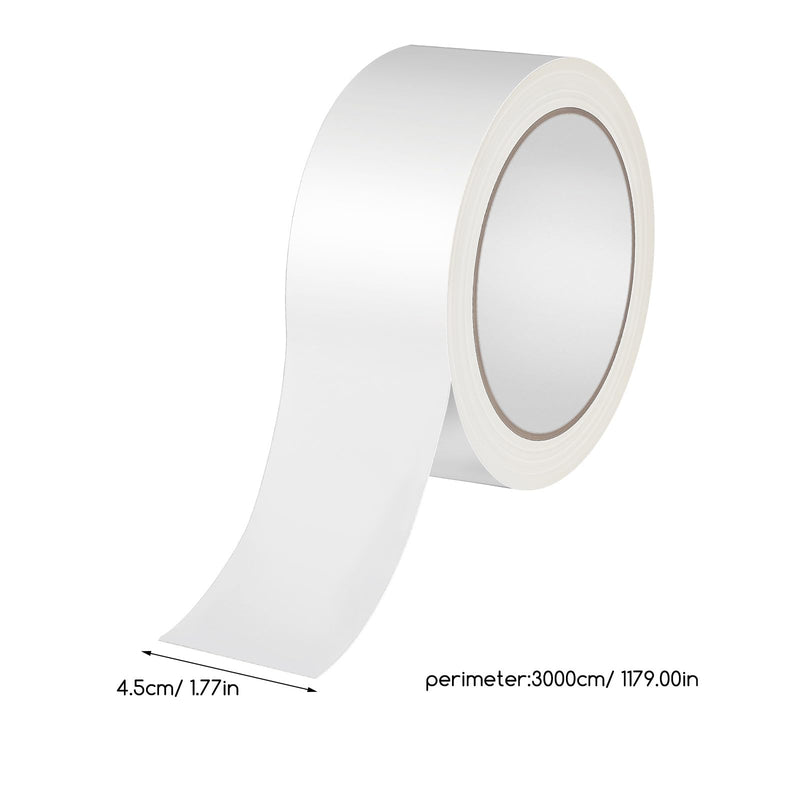 White Packing Tape 2 Rolls Writable Kraft Paper Packing Gummed Tapes Water Activated Heavy Duty Industrial Packaging Shipping Kraft Papers 3000.00X4.50X0.01CM