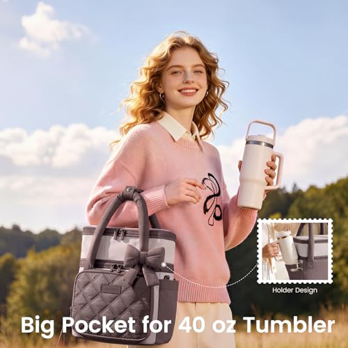 LOVEVOOK Insulated Lunch Box for Women,Large Adult Lunch Cooler Bag Women