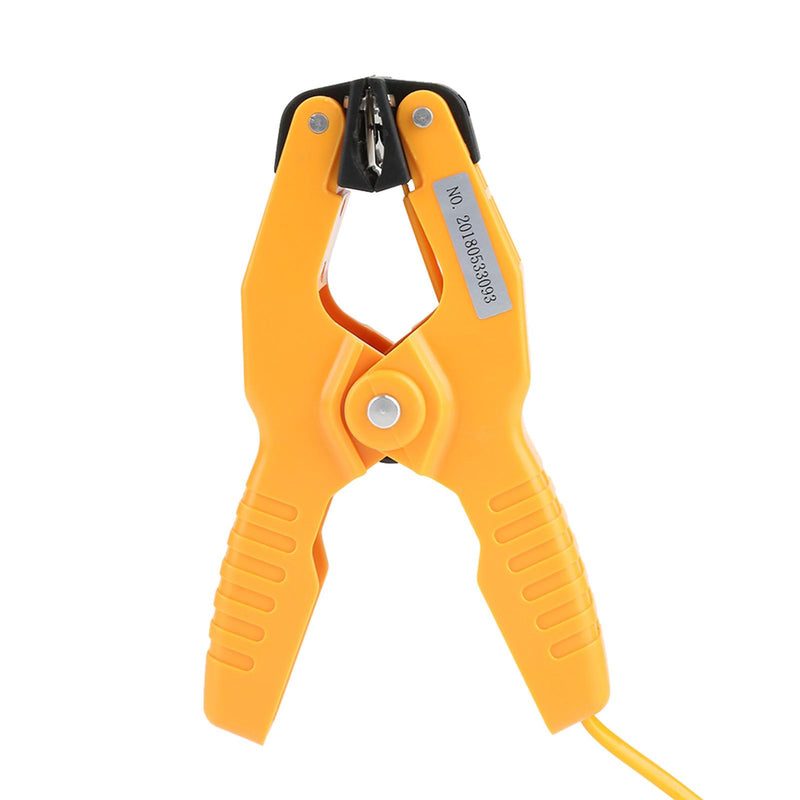 [Australia - AusPower] - Yctze K Type Thermocouple Temperature Sensor with Pipe Clamp, -40~200℃, Ideal for HVAC, Thermometer Fieldpiece, Temp Probe Clamp 