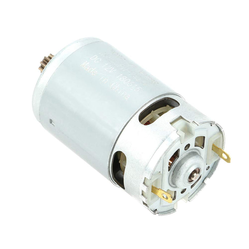 9 Teeth Gear DC Motor, 12 V 90 W Industrial DC Motor with One Speed for Drill