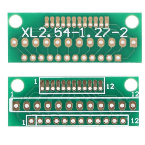 Adapter Board 10 Pieces 1.27 mm 2.0 mm 2.54 mm 12 Pin 3 Row 36 Holes Adapter Board for Wireless Modules