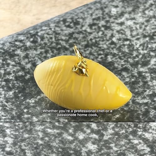 Premium Quenelle Spoon (Roche Spoon)- Heavy Duty Brass Metal Finish for Pastry Chef, Ideal for Sorbets and Fine Plating (Shiny Sliver) Shiny Sliver