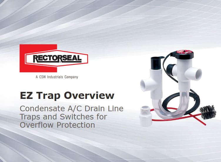 [Australia - AusPower] - RectorSeal EZ Trap 83114 Light Duty CRS Trap, Easy Installation, HVAC, 3/4" 3/4 inch 