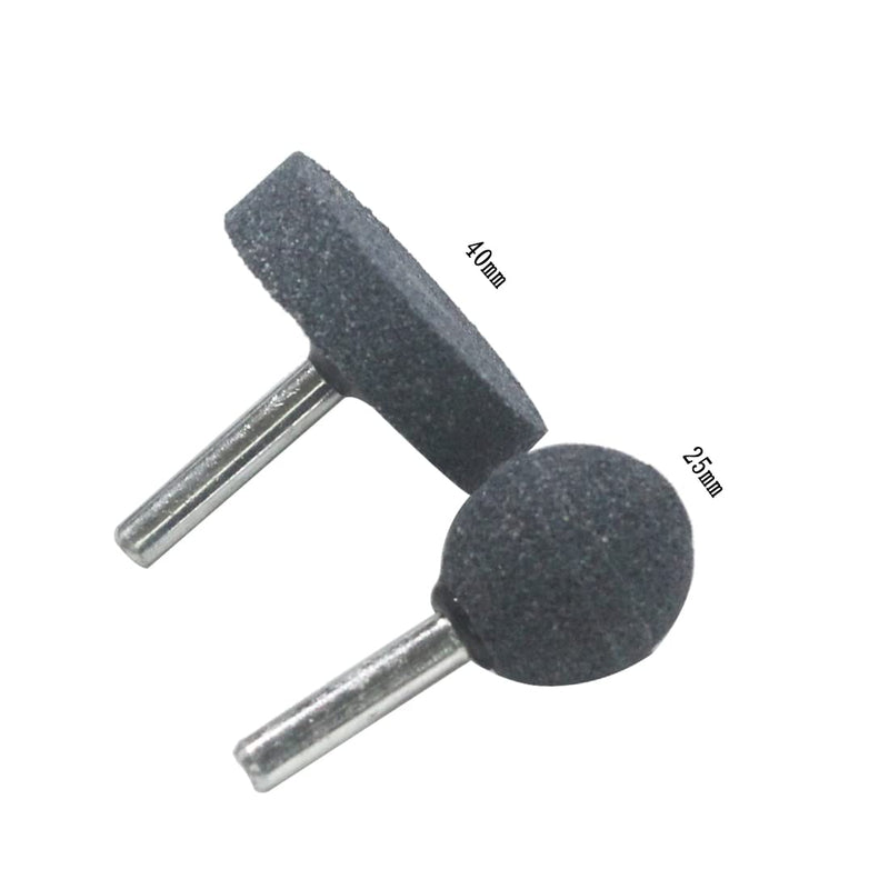 [Australia - AusPower] - Luo ke 10 Pcs Various Shapes Abrasive Grinding Stone Rotary Accessories Buffing Point Set with 1/4 Inch Shank 