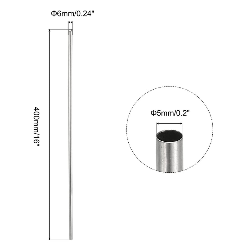 [Australia - AusPower] - PATIKIL Thermowell Pipe Immersion Well 3/16" ID 1/4" OD 16" Stainless Steel 304 for Weldless Thermowell Brewing Thermometer 5pcs 16" 5 