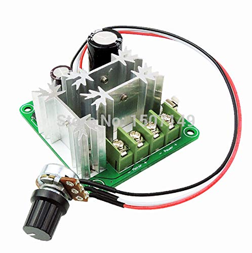 [Australia - AusPower] - Greartisan 6V-90V 15A PLC DC Motor Speed Controller PWM Variable Speed Regulator Governor Switch CCMHCN with Speed Control Knob DC 6-90V 15A 