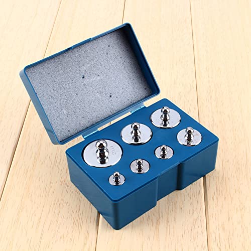 Superior 5 Piece/6 Pieces/7 Piece Set with Calibration Weights and Tweezers | 105g 205g 500g Total Weight | for Jewelery and Pocket Scales