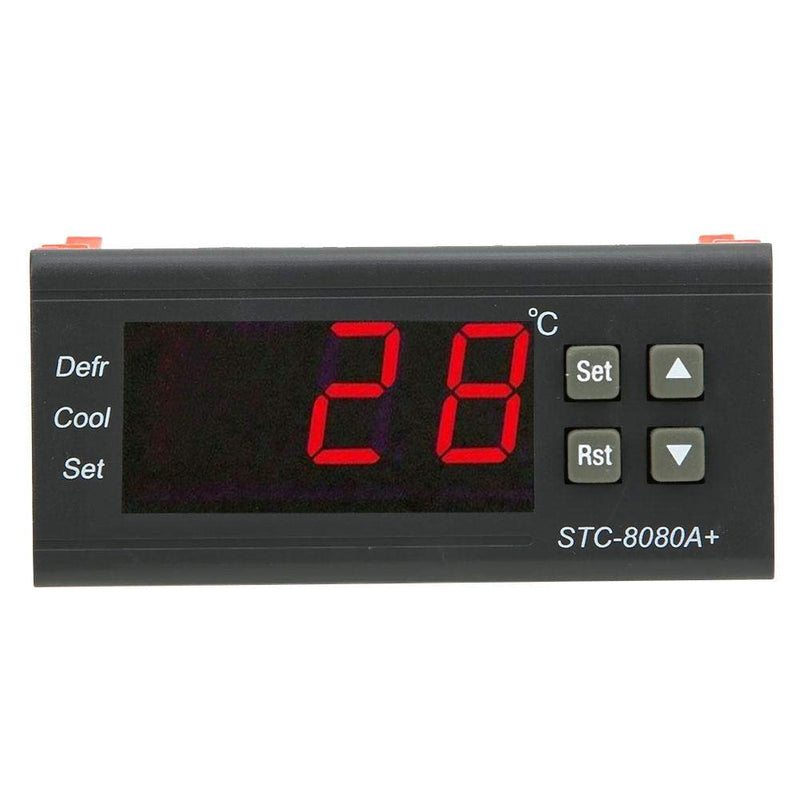 [Australia - AusPower] - Temperature Controller, STC-8080A+ Digital Thermostat Refrigerating Defrosting Alarming Temperature Controller 