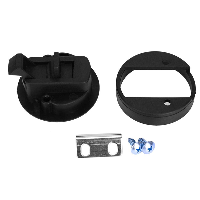 2Pcs Black Plastic Slam Latch Flush Door Pull Latch for Boat Deck Hatch Flush Door Pull Latch