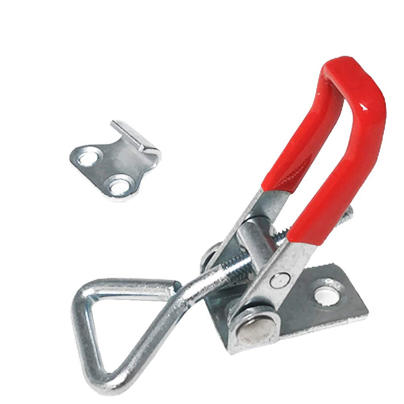 [Australia - AusPower] - 16 Pack Adjustable Toggle Clamp, 330lbs Holding Capacity Heavy Duty 4001 Style Toggle Latch Hasp Clamp for Door, Box Case Trunk, Smoker Lid Jig, Quick Release Pull Latch, Sturdy Metal Draw Latch 4001-16 pcs 