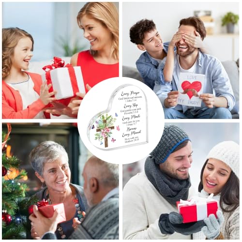 Christian Gifts for Women, Inspirational Religious Gifts for Women Men Every Prayer 4 inch