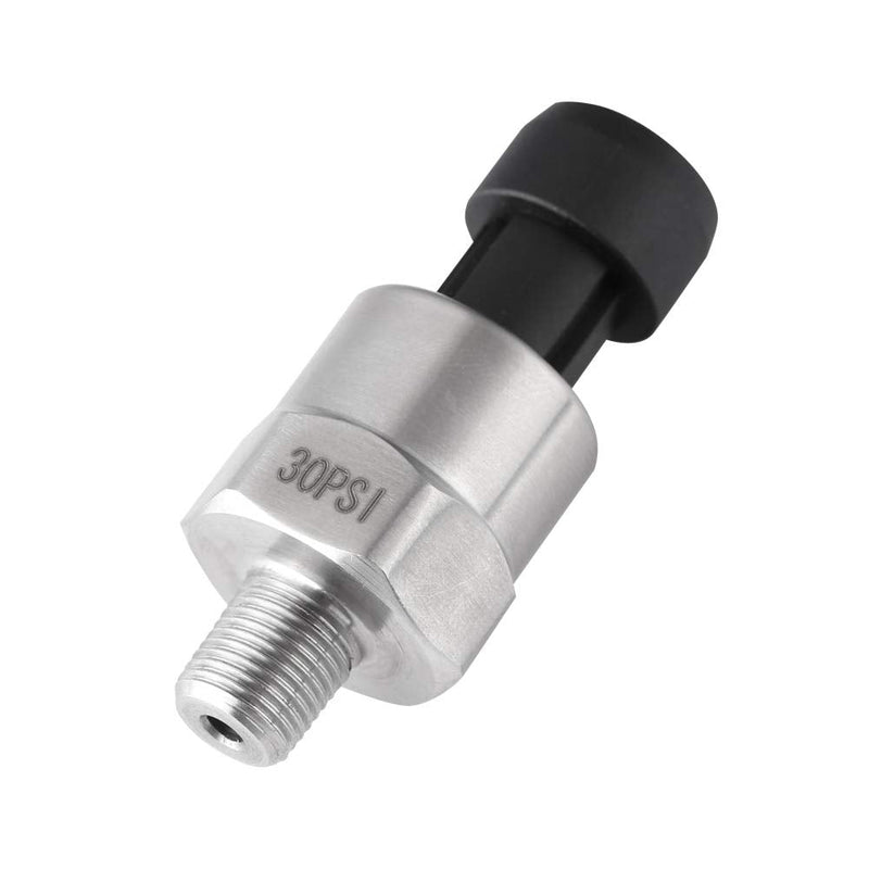 [Australia - AusPower] - 1/8NPT Thread Pressure Transducer Sender Sensor Stainless Steel 30Psi for Oil Fuel Air Water 
