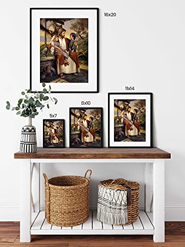 As I Have Loved You by Simon Dewey, Picture of Jesus, Unframed, 8x10 Print 12"L x 9.5"W
