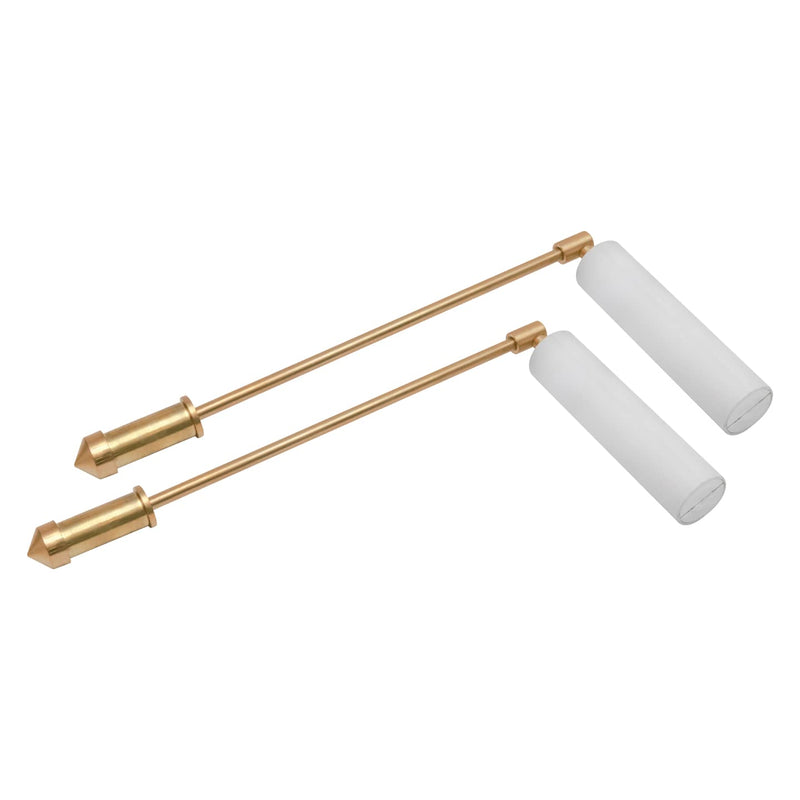 TREEMAISON Vastu Brass Dowsing Rod | Energy Detection & Vastu Remedy Tool | Aura & Water Divining Rod | Brass Dowsing Tool for Home & Office (Pendulum Assorted)