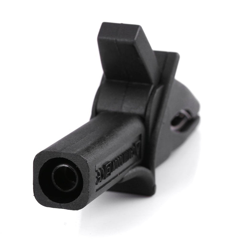 [Australia - AusPower] - 2pcs Fully Insulated Alligator Alligator Clip Large Dolphin Gator Clips with 4mm Female for Oscilloscope Test Leads 