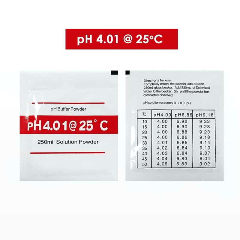 [Australia - AusPower] - 7 in 1 Water Quality Tester Pen-Type TDS ORP Meter PH Tester and pH Powder Calibration Solution pH4.01, pH7.00, & pH10.01 