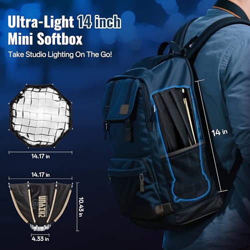 ZHIYUN 14.17inch 40D MINI Octagonal Softbox ZY Mount X100 Serise CX100 G60 14.17inch Octagonal Softbox