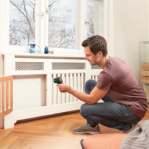 Bosch UniversalTemp Infrared Thermometer | -30 °C to +500 °C, easy and precise measurement, 3 pre-defined material groups, in e-commerce box