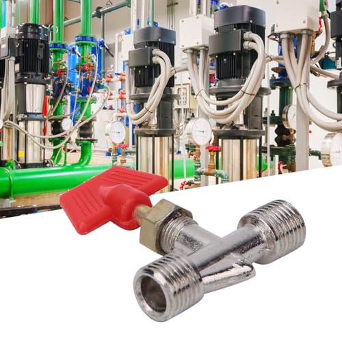 Air Compressor Accessory-5 Pcs Needle Valve 1/4in Float Ball Valve Structure Spare Parts for Air Compressor