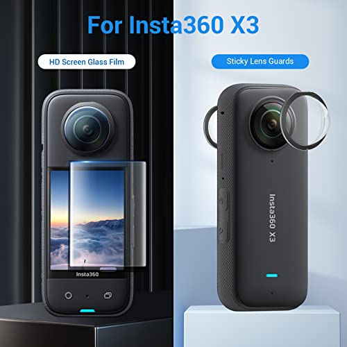 CYNOVA X3 Mic Adapter + X3 Lens Guards Screen Protector Set