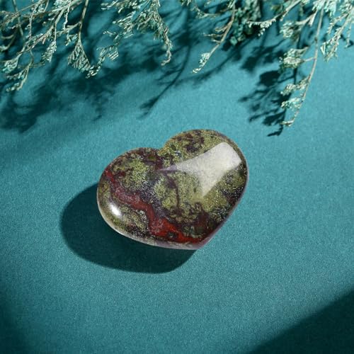 MAIBAOTA 45 mm Dragon Stone Crystals Natural Heart Stone Crystal Gifts Multicolor01