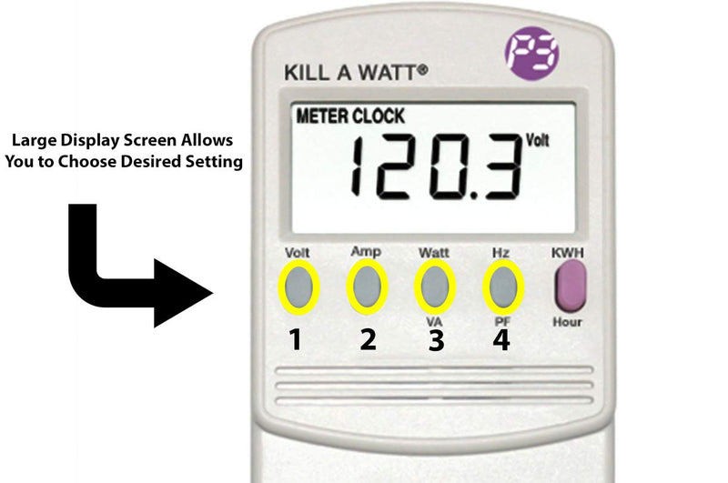 [Australia - AusPower] - P3 P4400 Kill A Watt Electricity Usage Monitor Original version 