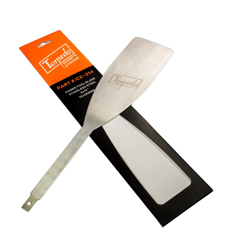 TORPEDO Windshield Express Removal Blade Autoglass Tool, for - Autoglass Removal Blade (3 x 14 inch) 3 x 14 inch