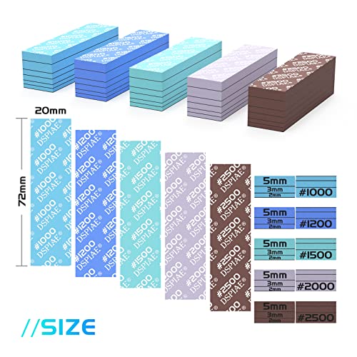 TAPDRA Soft Sanding Sponge Set SS-S02 for Dspiae Gundam, GK and military model sanding projects