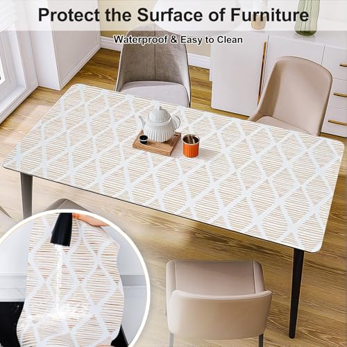 Drawer and Shelf Liner for Kitchen Cabinet Non-Adhesive 18in x 20FT Brown Stripes 17.5"W x 236"L
