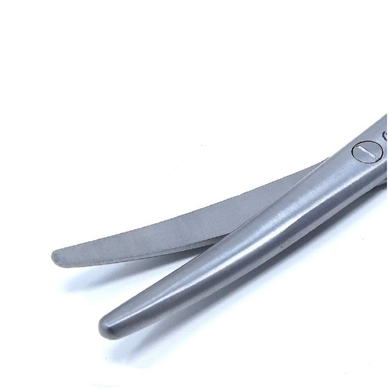 [Australia - AusPower] - Metzenbaum Dissecting Scissors with Gold Rings- Long Slim Precision Scissors made of Medical Grade Premium Quality Stainless Steel (7" Curved) 7" Curved 