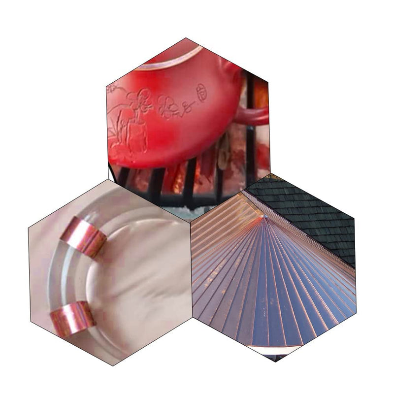 Pure Copper Metal Foil Roll, 0.4mm Thickness x 200mm Width x 1M Length, 99.9% Copper Sheet Roll Copper Strip for Jewelry, Crafts, Repairs, Electrical Thickness: 0.4mm Width：200mm