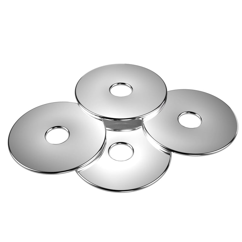 [Australia - AusPower] - 1/4 x 1" Fender Washers,Stainless Steel Flat Washers,Made of 304 (18-8),100 Pcs Large Repair Metal Washers 1/4 x 1" 