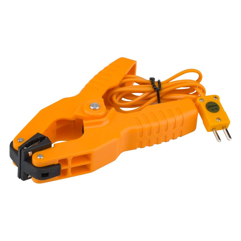 [Australia - AusPower] - 2 PCS Temperature Clamp K Type Temperature Pipe,Aideepen HVAC Thermocouple Clamp Probe Temperature Probe Clamp -40~392°F(-40~200℃) 