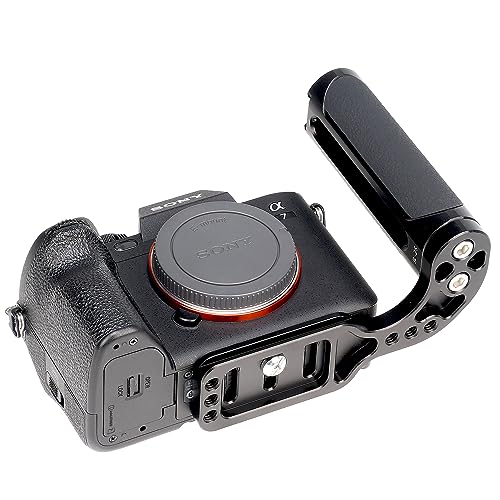 Foto4easy Universal Camera Side Handle Grip with Arca Swiss Plate for Canon Nikon Sony Fujifilm DSLR Camera
