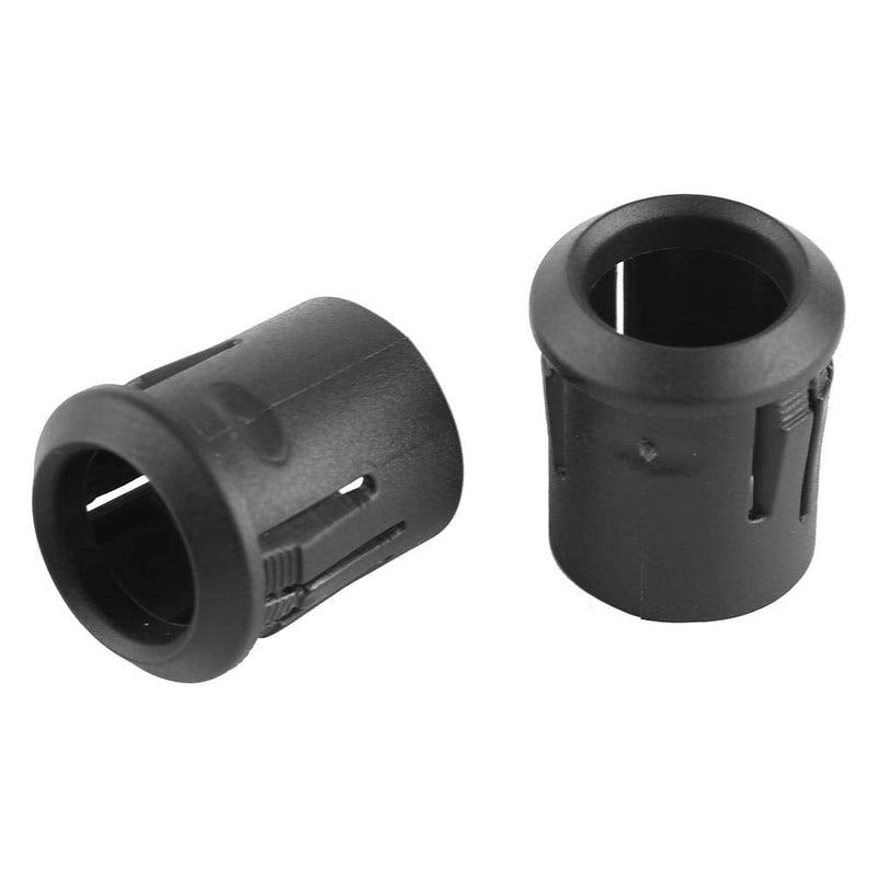 [Australia - AusPower] - 50 PCS Lamp Socket Diode Holder, Nylon Light Clip Bezel Mount ID 3MM 5MM 8MM, Black LED Sockets Clip Display Panel(5mm) 