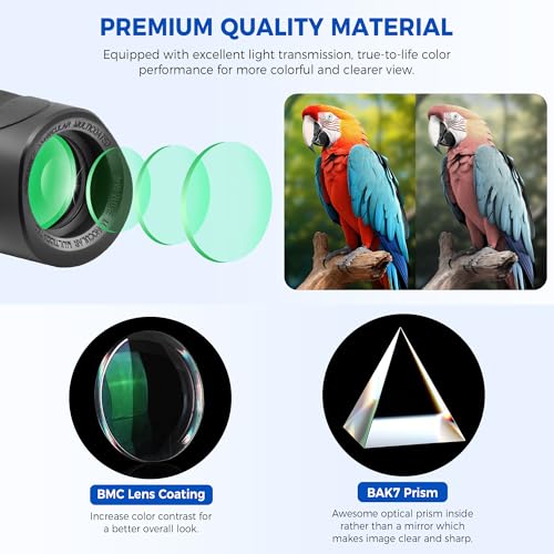Astromania Monocular Telescope High Power Compact Monocular for Adult 10x25