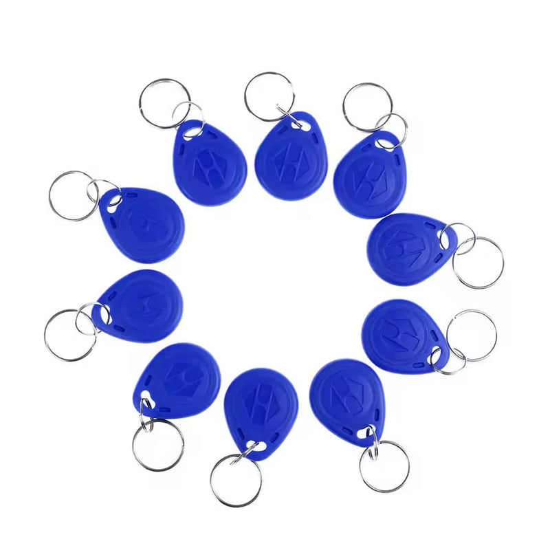 [Australia - AusPower] - 100 Pack Blue EM4100 Keyfobs - 64Bit Read Only RFID 125Khz Key Fobs for Access Control, Attendance, and Identification 