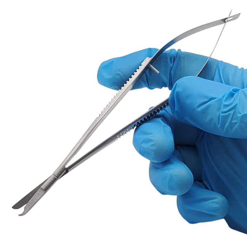 [Australia - AusPower] - Bundle of 5.5Spring Action Micro Castroviejo Scissors straight Set Snip Stitch 